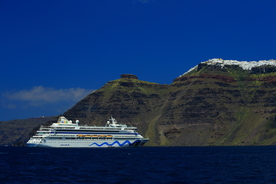 希腊圣托里尼菲拉小镇