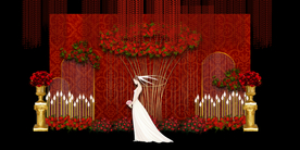 红色系婚礼