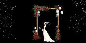 木桩婚礼效果图