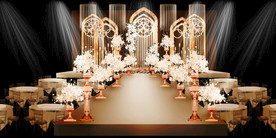 香槟色婚礼背景设计背景