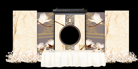 香槟色婚礼背景设计背景