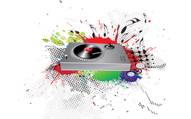 音乐背景音符素材图片