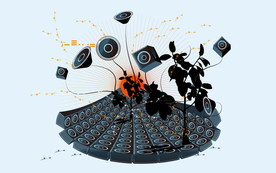 音乐背景音符素材图片