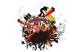 音乐背景音符素材图片