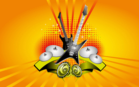 音乐背景音符素材图片