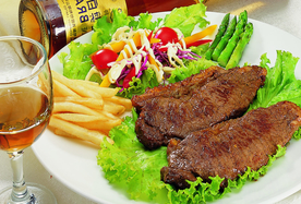 白兰地煎焗美国西冷