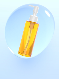 蓝色化妆品海报