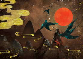 中国风电视背景墙