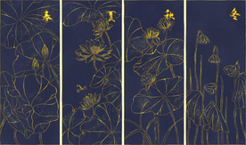 中国风背景墙壁画