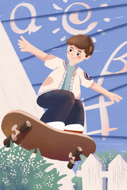 六一儿童滑板图片