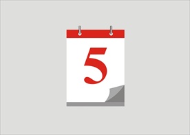 日历效果图矢量