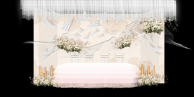 香槟色婚礼背景设计背景