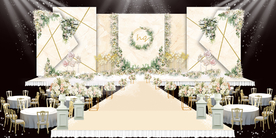 香槟色婚礼背景设计背景