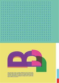 几何拼接创意海报图案