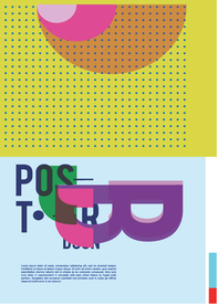 几何拼接创意海报图案