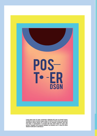 几何拼接创意海报图案