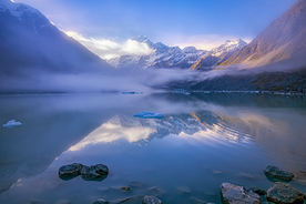 库克山下的冰湖