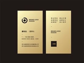 高端名片版式设计模板