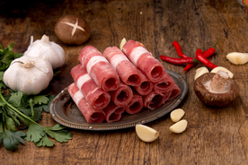 牛肉卷羊肉卷图片