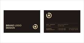 高端名片版式设计模板