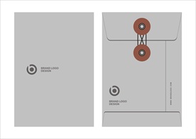 文件袋效果图样机