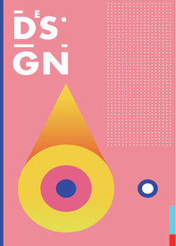 几何拼接创意海报图案