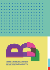 几何拼接创意海报图案