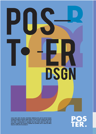 几何拼接创意海报图案