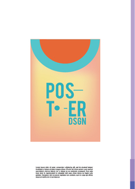 几何拼接创意海报图案