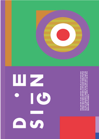 几何拼接创意海报图案