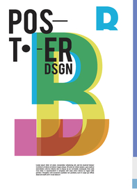 几何拼接创意海报图案