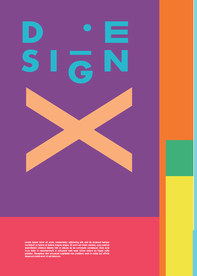 几何拼接创意海报图案