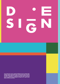 几何拼接创意海报图案