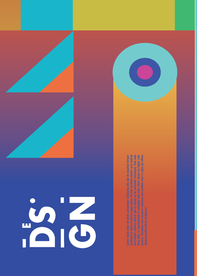 几何拼接创意海报图案