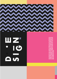 几何拼接创意海报图案