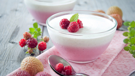 美味布丁甜品图片