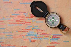 指南针罗盘磁针图片