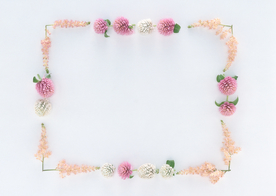 花环花篮花框唯美图片