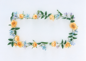 花环花篮花框唯美图片