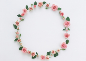 花环花篮花框唯美图片