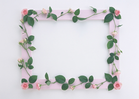 花环花篮花框唯美图片