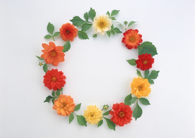 花环花篮花框唯美图片