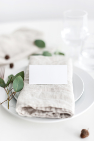 高级西餐餐具菜单