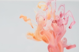 彩色墨水水彩纹理