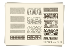 14款入复古装饰底纹