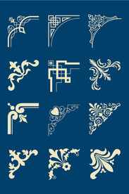 中国风边角装饰