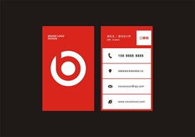 高端名片版式设计模板