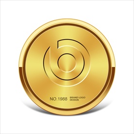 黄金徽章效果图