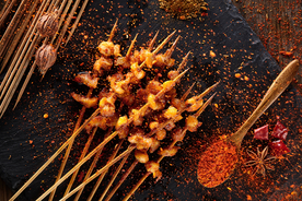 烤肉撸串烤串烧烤图片