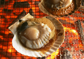 海鲜烧烤扇贝鲍鱼图片